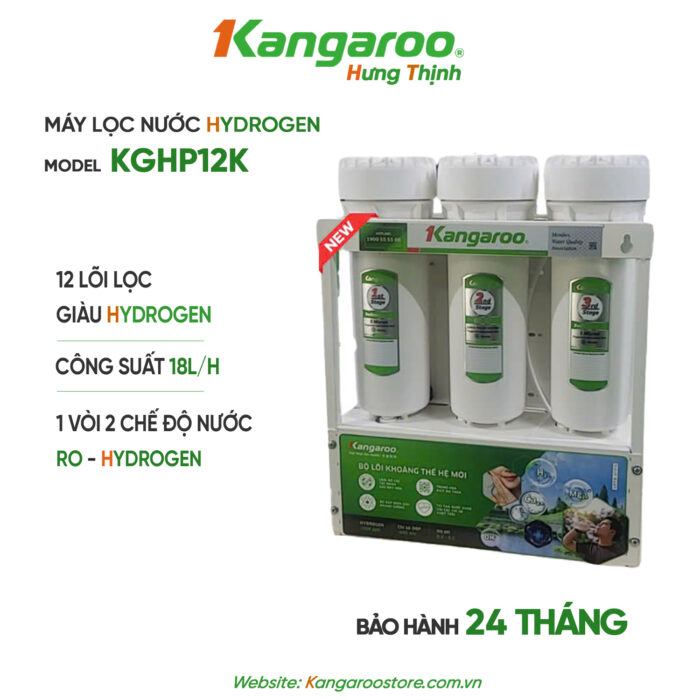 Máy lọc nước Hydrogen Kangaroo KGHP12K